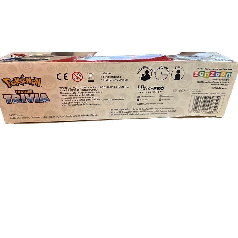 Pokemon Trainer Trivia Toy The Virtual Game Master 2 Modes Single & Multiplayer - Picture 3 of 8